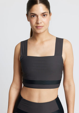 Rethinkit Crop Top Tenna Crop Top 0022 almost black