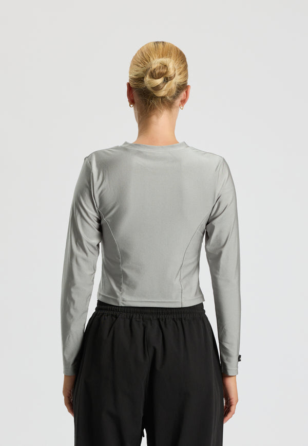 Rethinkit Curved Tee Nice   Tee 0119 silver