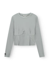 Rethinkit Curved Tee Nice   Tee 0119 silver