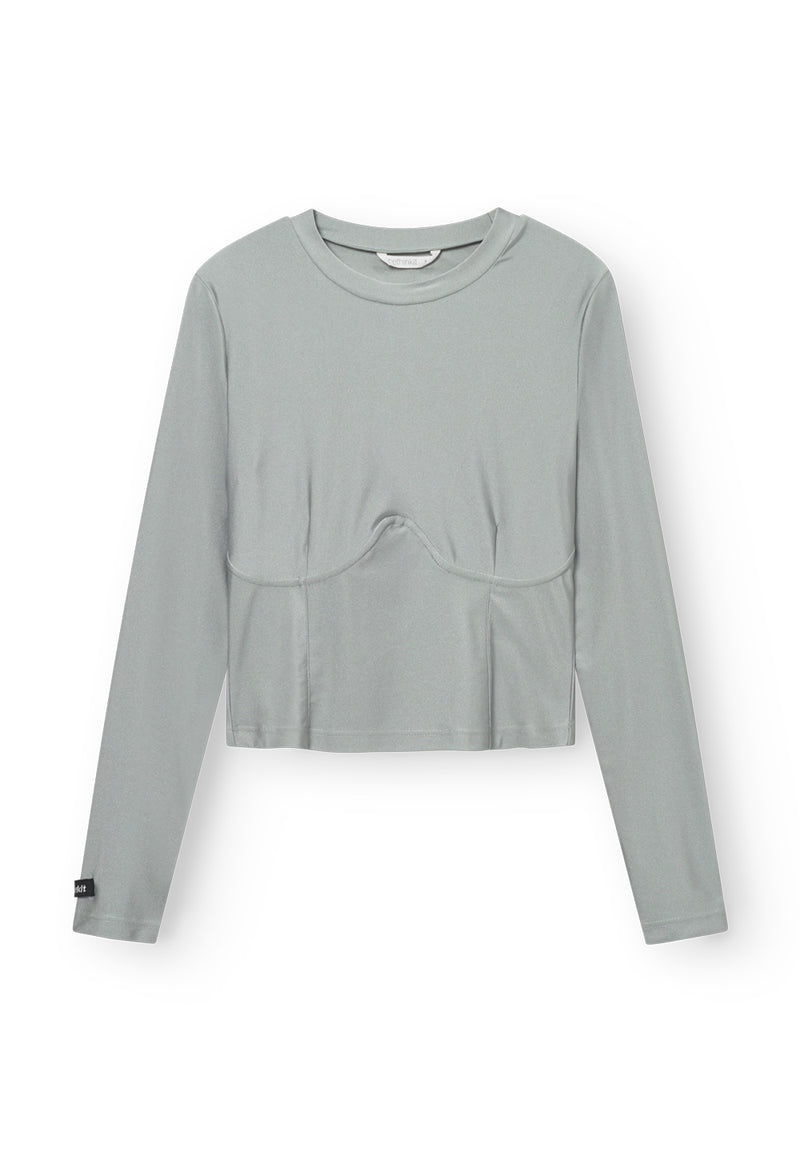 Rethinkit Curved Tee Nice   Tee 0119 silver