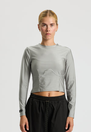 Rethinkit Curved Tee Nice   Tee 0119 silver