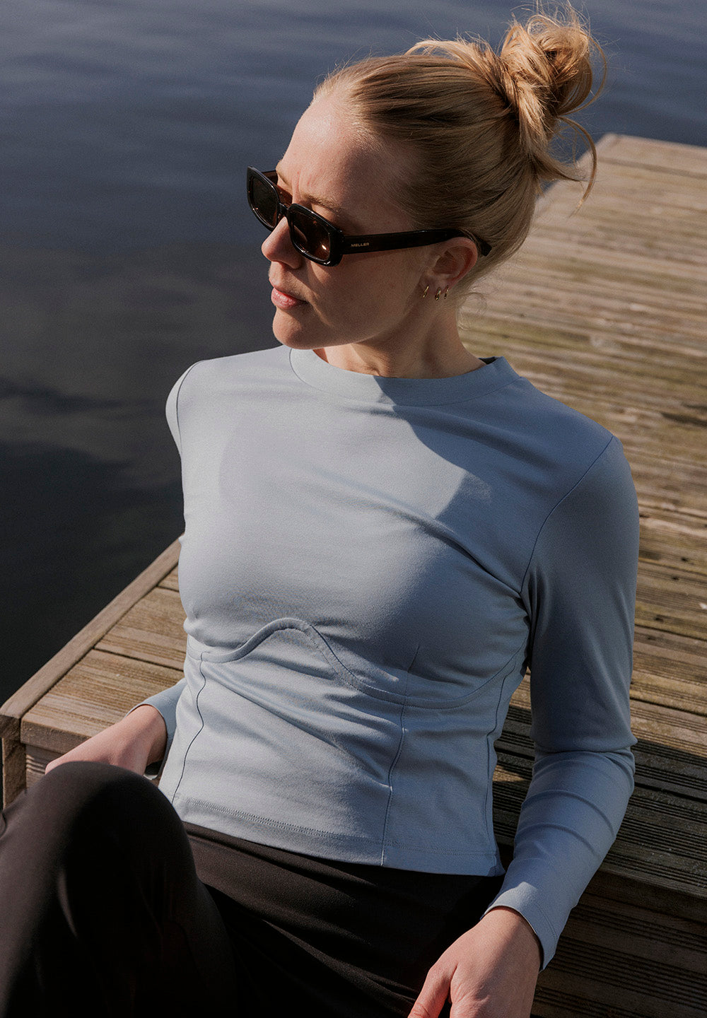 Rethinkit Curved Tee Nice   Tee 1208 frozen blue