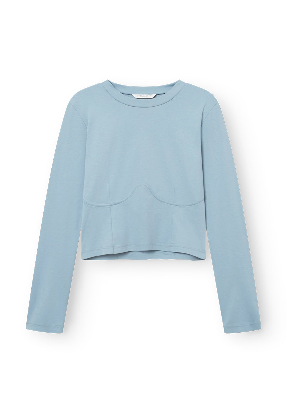 Rethinkit Curved Tee Nice   Tee 1208 frozen blue