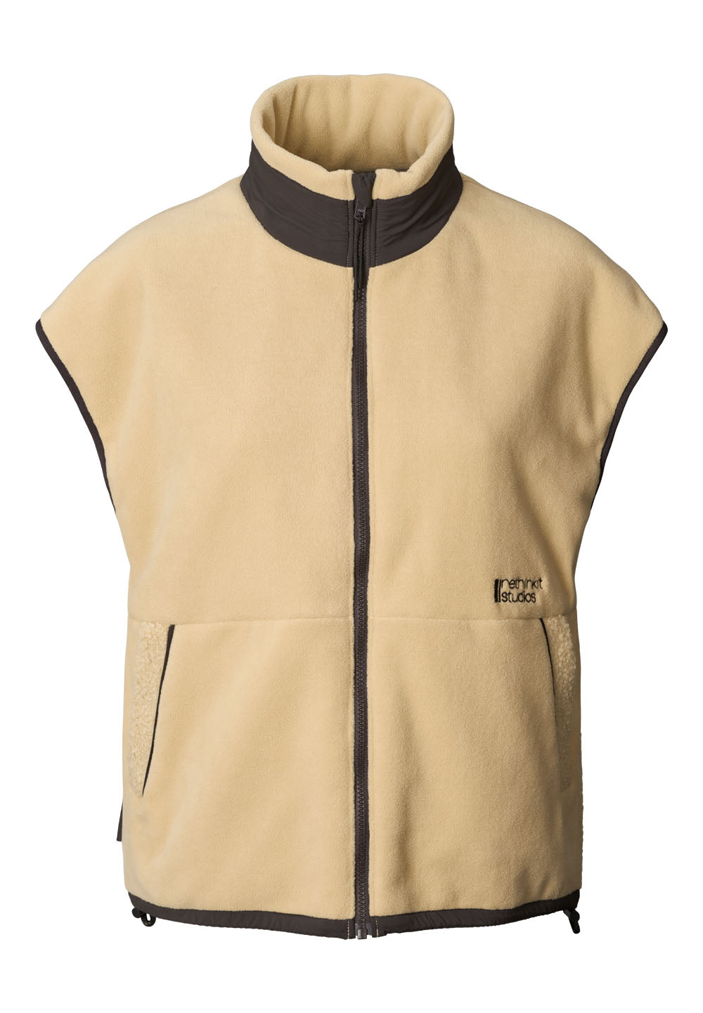 Rethinkit Fleece Gilet Terra Jacket 3356 sandshell
