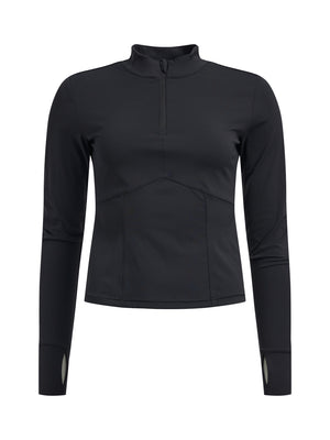 Rethinkit Half zip T-Shirt 0021 black