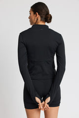 Rethinkit Half zip shirt Top 0021 black