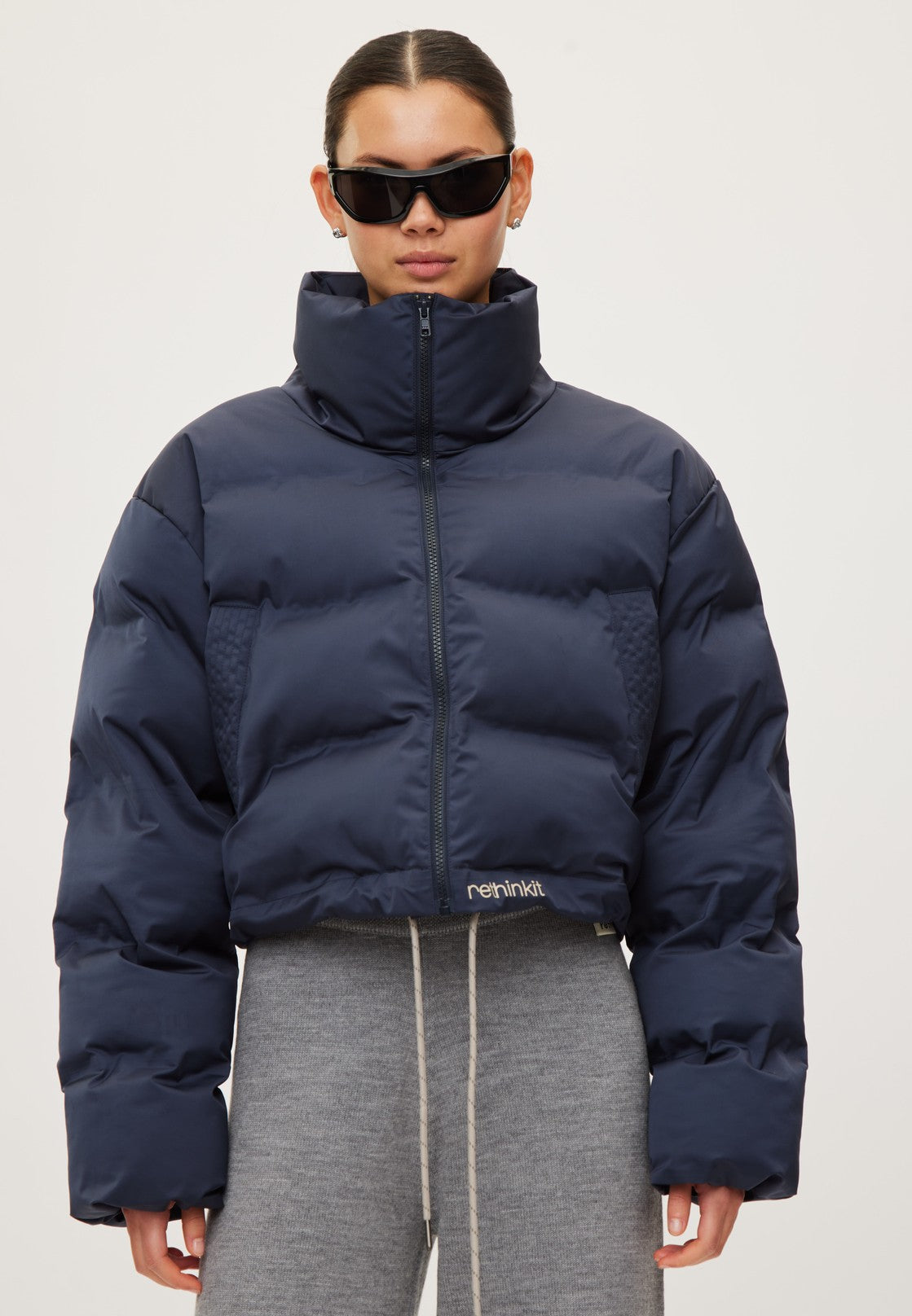 Rethinkit Jacket Puffer Hybrid Shelter Jacket 9539 blue midnight