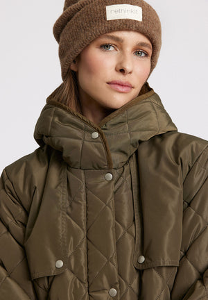 Rethinkit Uld Beanie Snug Acc 3237 warm melange brown