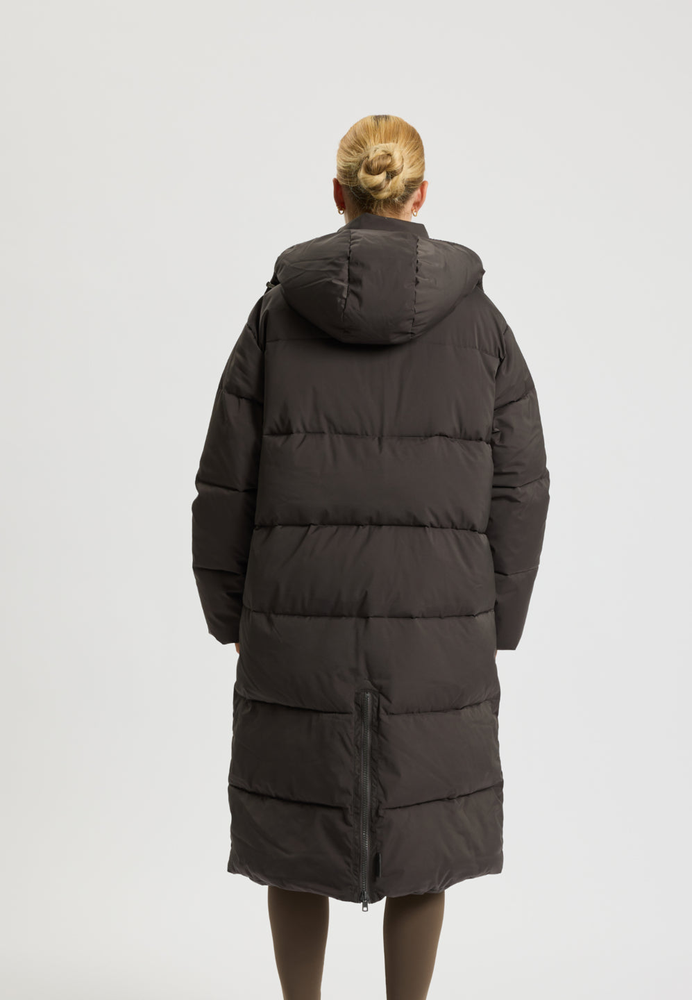 Rethinkit Lang Puffer Jakke Shelter Jackets 0022 almost black
