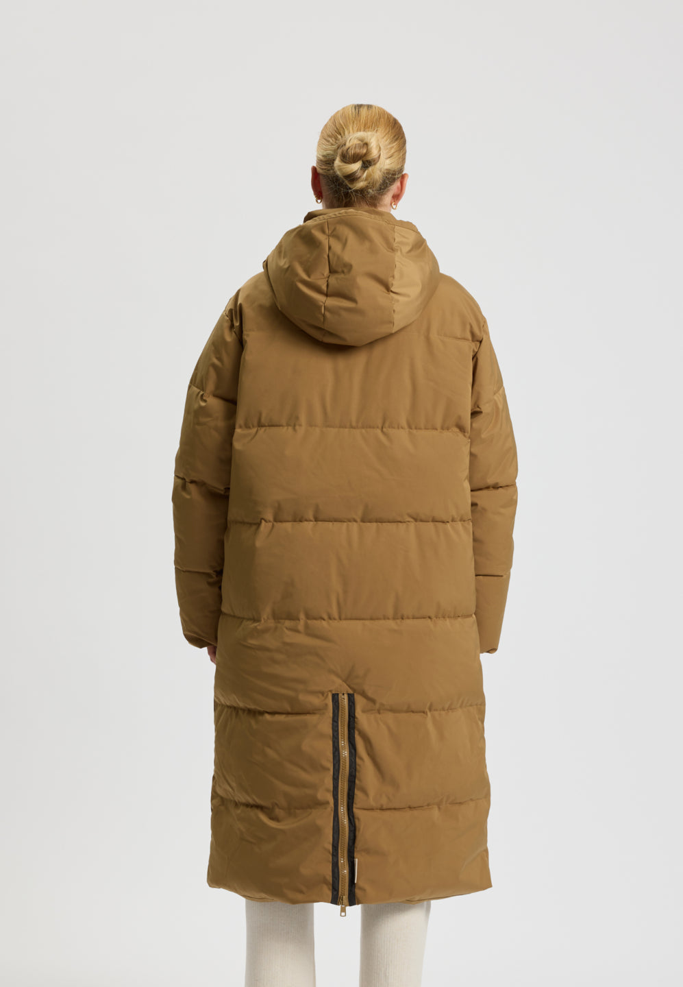 Rethinkit Lang Puffer Jakke Shelter Jackets 4210 golden brown