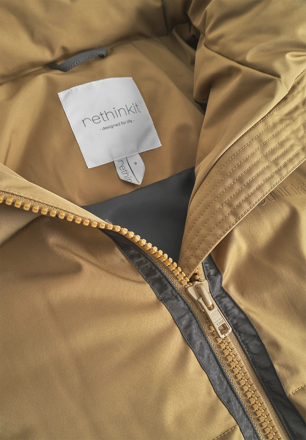 Rethinkit Lang Puffer Jakke Shelter Jackets 4210 golden brown