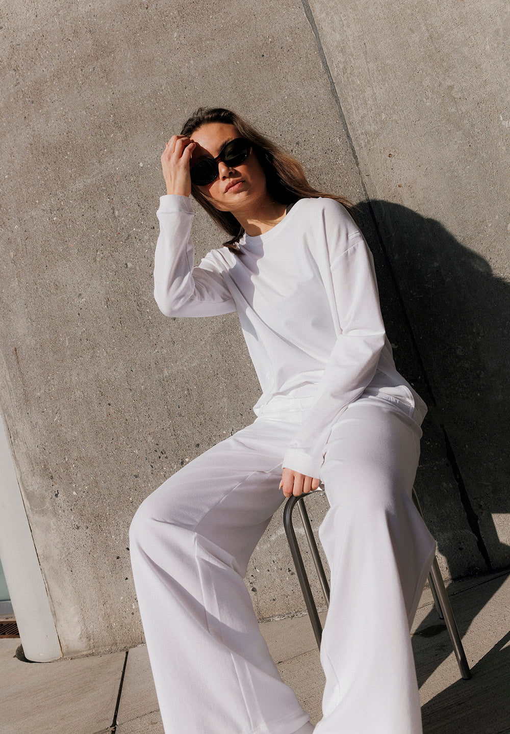 Rethinkit Light Sweat Bukser Trousers 0364 white