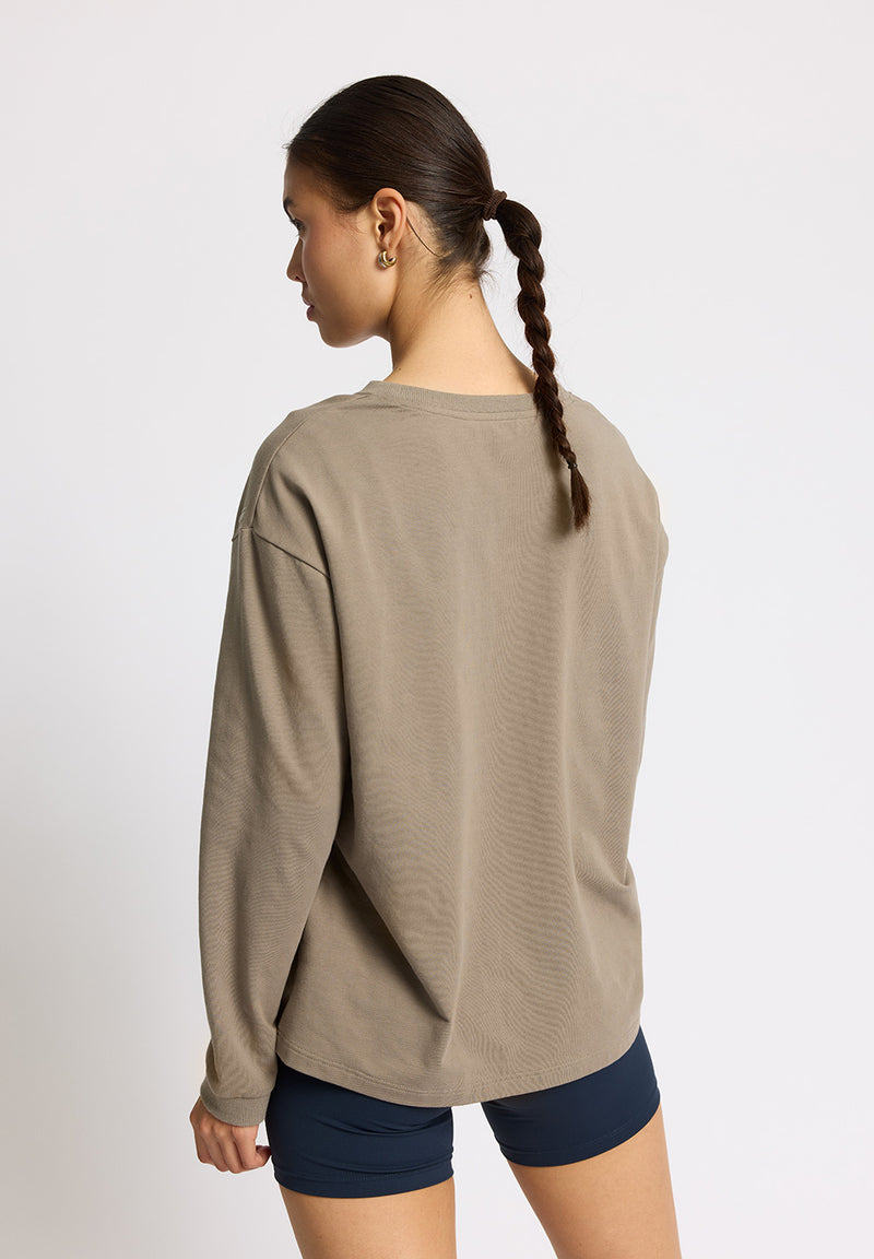 Rethinkit Light Sweat Tee Tee 0075 warm grey