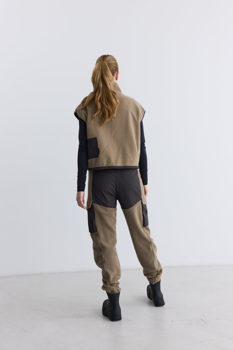 Rethinkit Polar Fleece Bukser Campfire Trousers 9002 multi brown