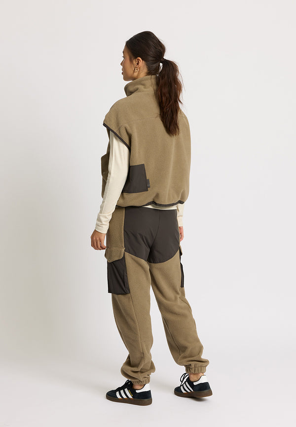 Rethinkit Polar Fleece Bukser Campfire Trousers 9002 multi brown