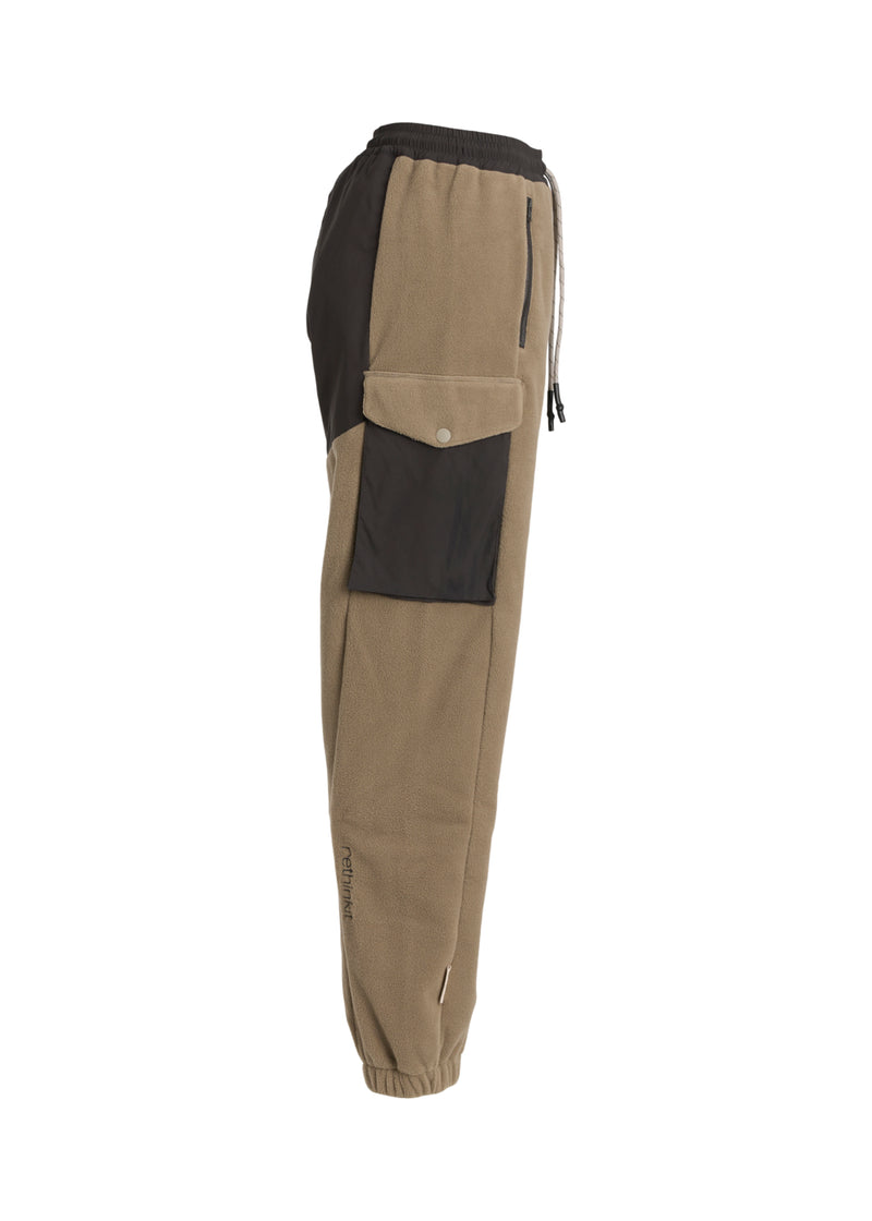 Rethinkit Polar Fleece Bukser Campfire Trousers 9002 multi brown