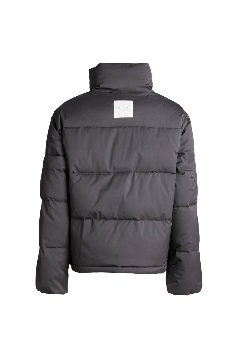 Rethinkit Puffer Boxi Jacket SHELTER Jackets 0022 almost black