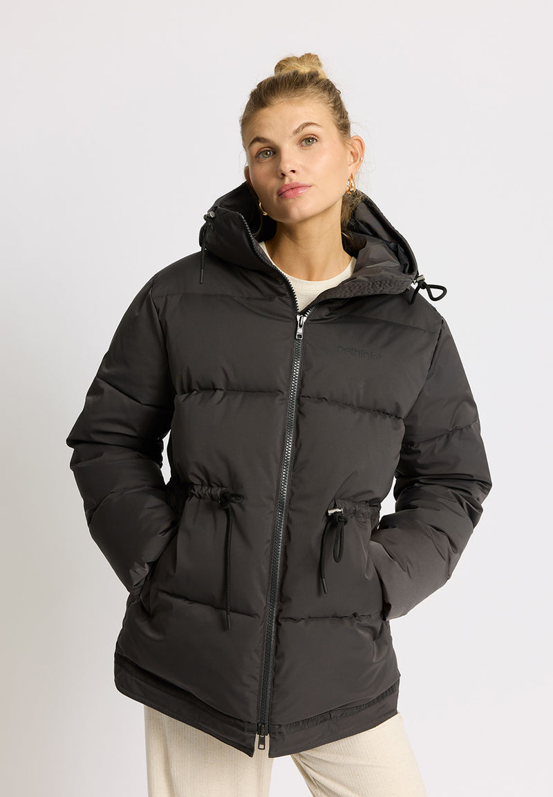 Rethinkit Puffer Jacket SHELTER Jackets 0022 almost black