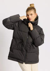 Rethinkit Puffer Jacket SHELTER Jackets 0022 almost black