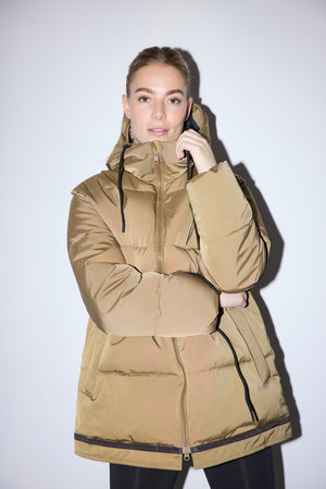 Rethinkit Puffer Jakke Shelter Jacket 4210 golden brown