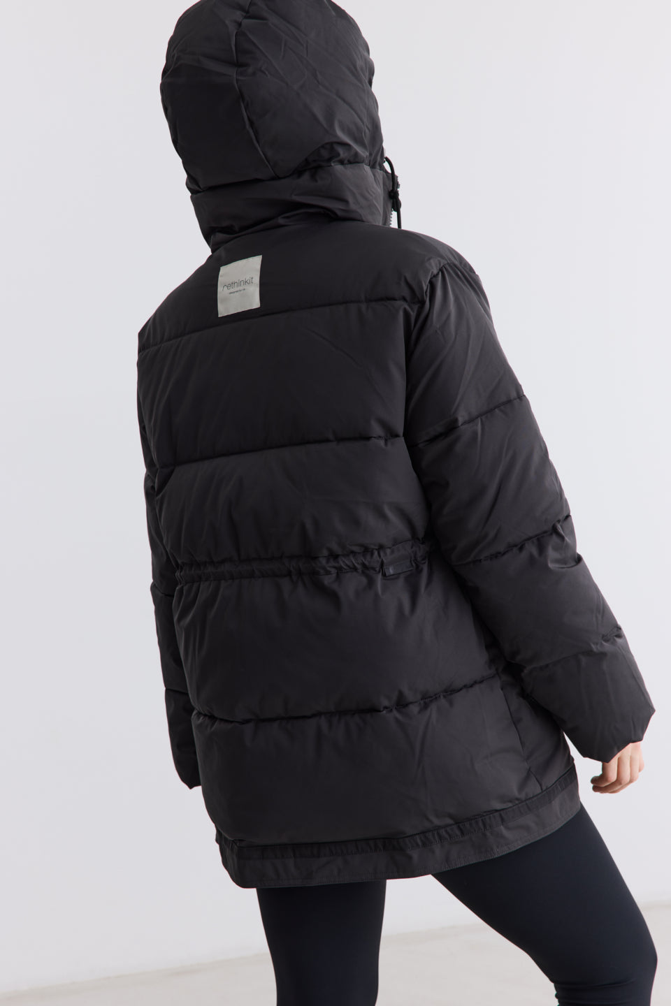 Rethinkit Puffer Jakke Shelter Jackets 0022 almost black