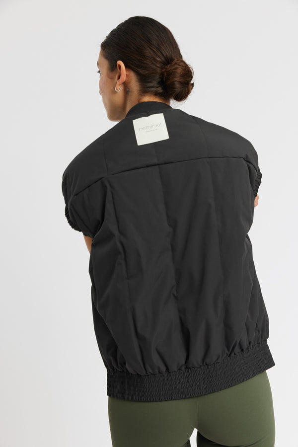 Rethinkit Puffer Vest To Go Gilet 0022 almost black