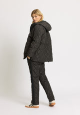 Rethinkit Quilted Jacket COUNTRY Thermo 0022 almost black