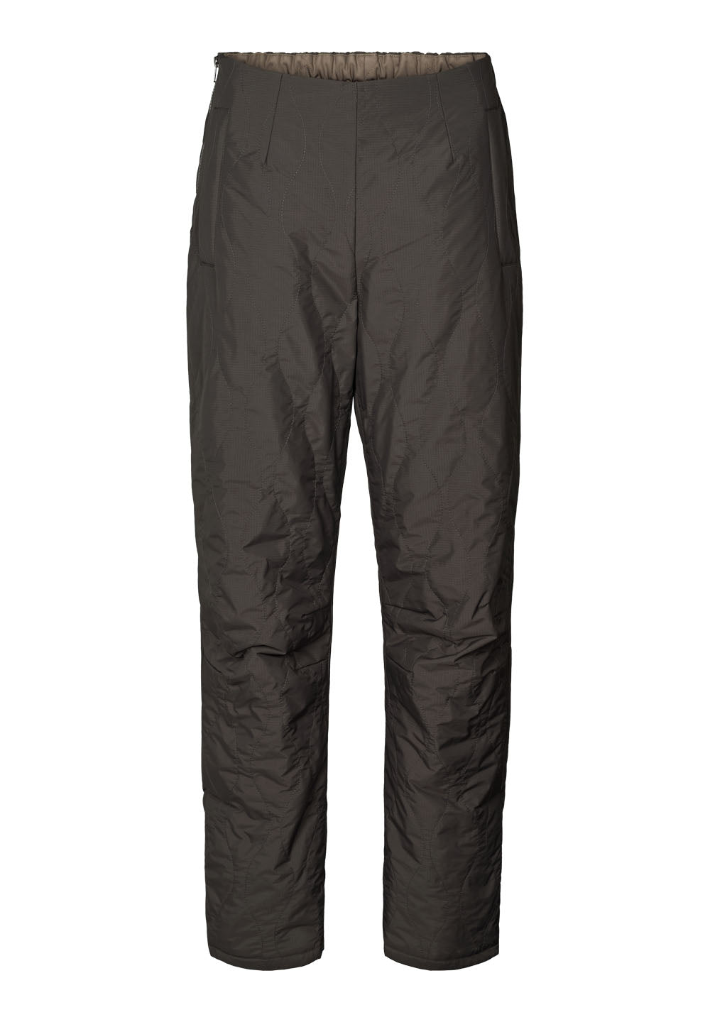 Rethinkit Quilted Trousers Field Trousers 0022 almost black