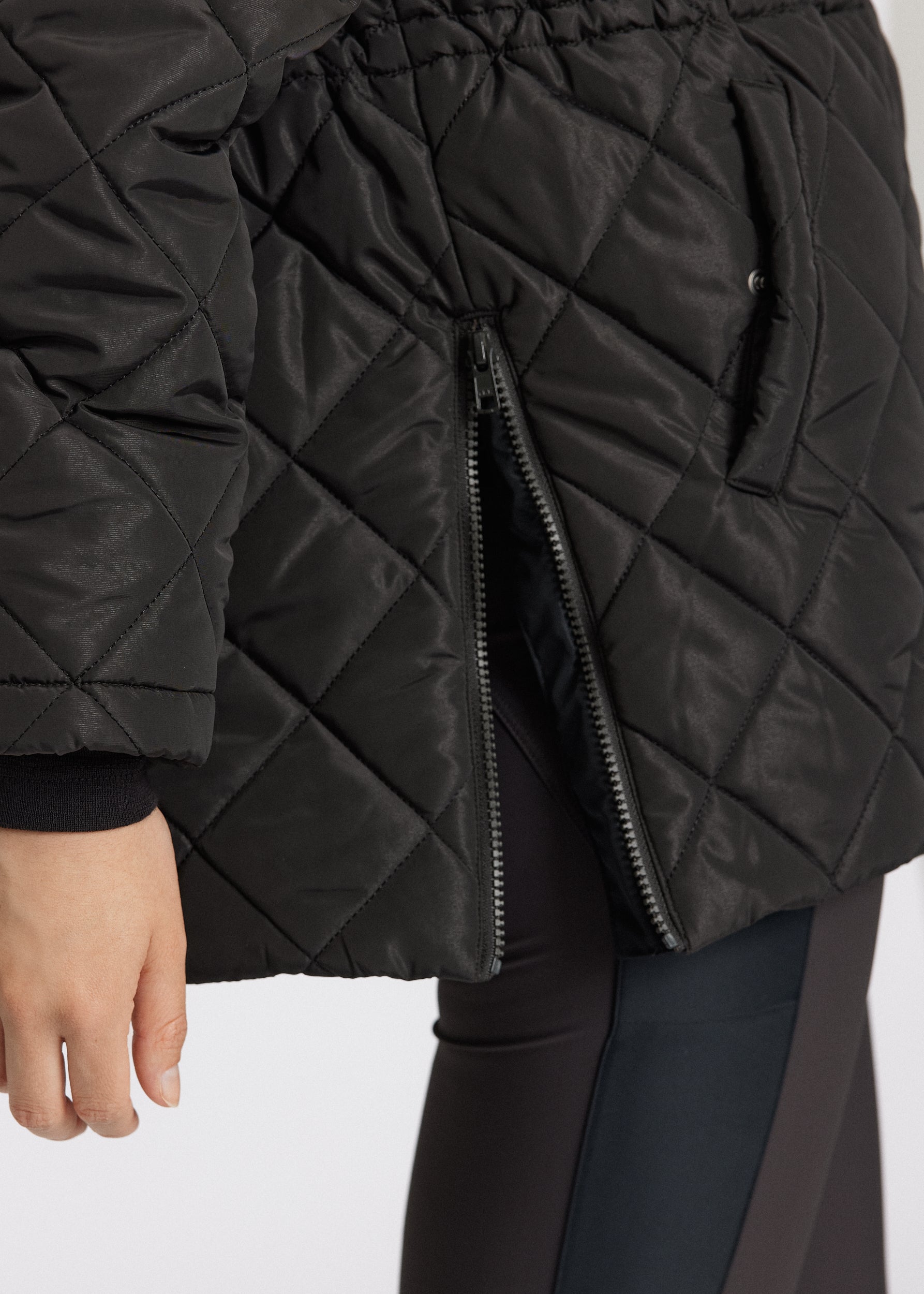 Rethinkit Quiltet Jakke Country Thermo 0022 almost black