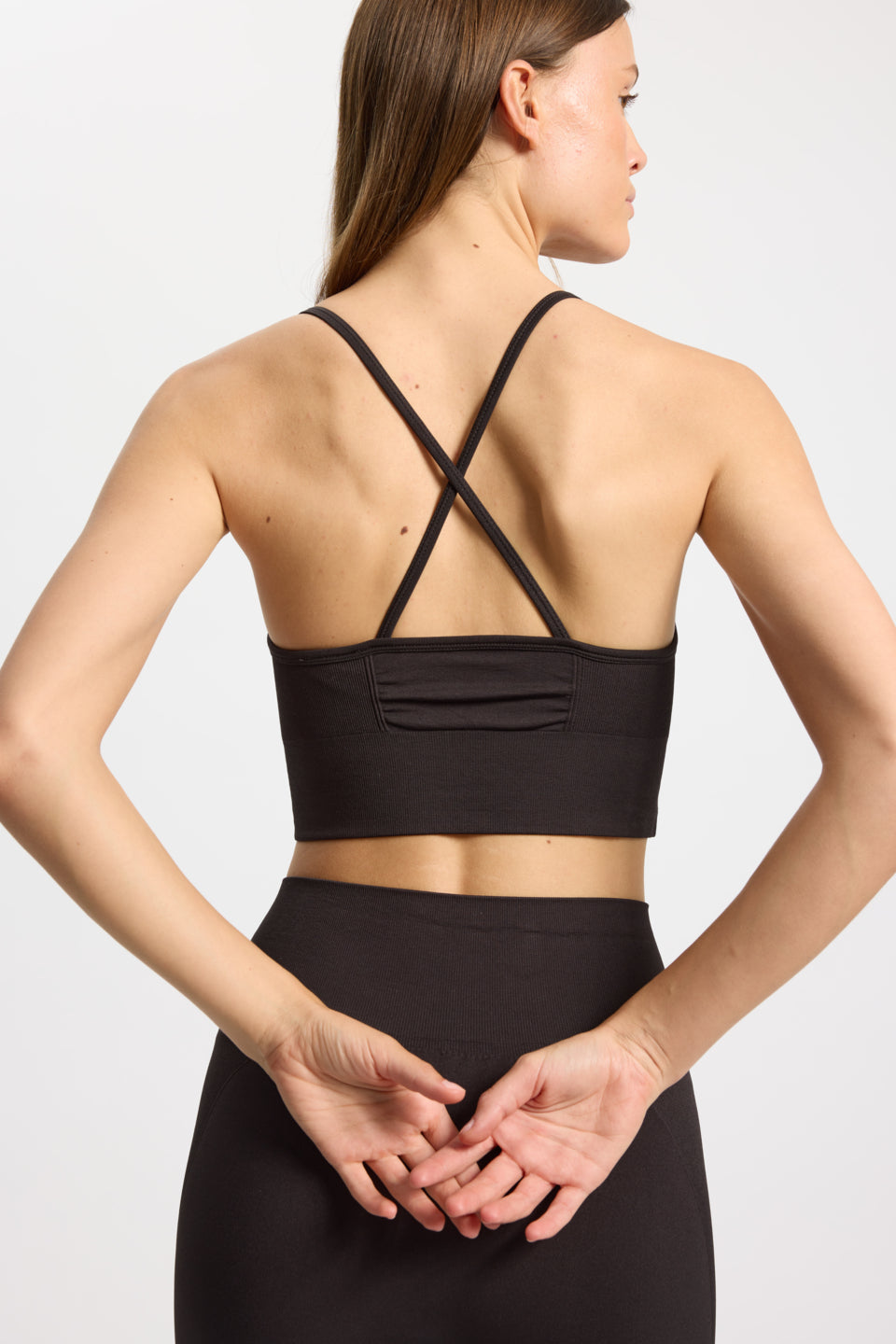 Rethinkit Seamless Top Hilde Sports Bra 0022 almost black