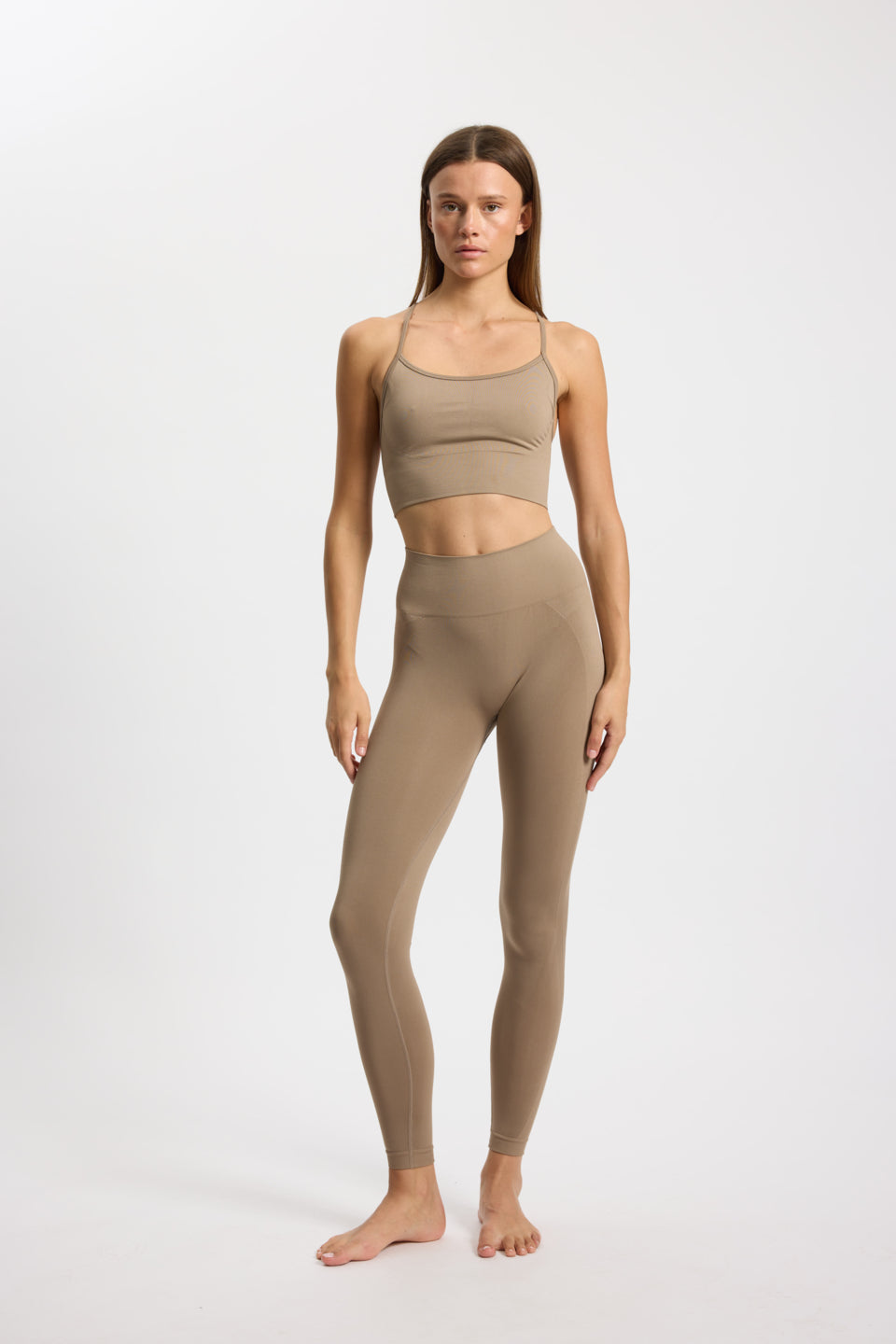 Rethinkit Seamless Top Hilde Sports Bra 3300 mocha