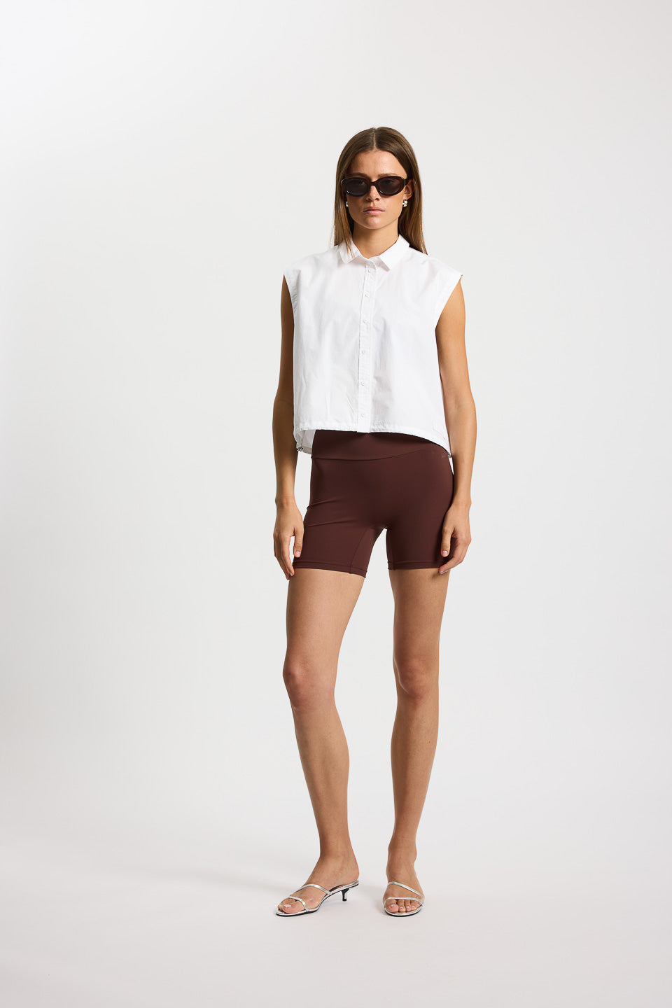 Rethinkit Sleeveless Shirt Worki Shirts and Blouses 0364 white