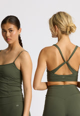 Rethinkit Sports BH Butter Soft Seinna Sports Bra 4087 dark forest