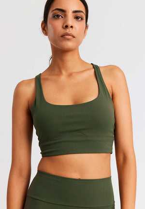 Rethinkit Sports BH Butter Soft Seinna Sports Bra 4087 dark forest