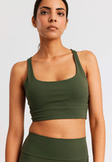 Rethinkit Sports BH Butter Soft Seinna Sports Bra 4087 dark forest