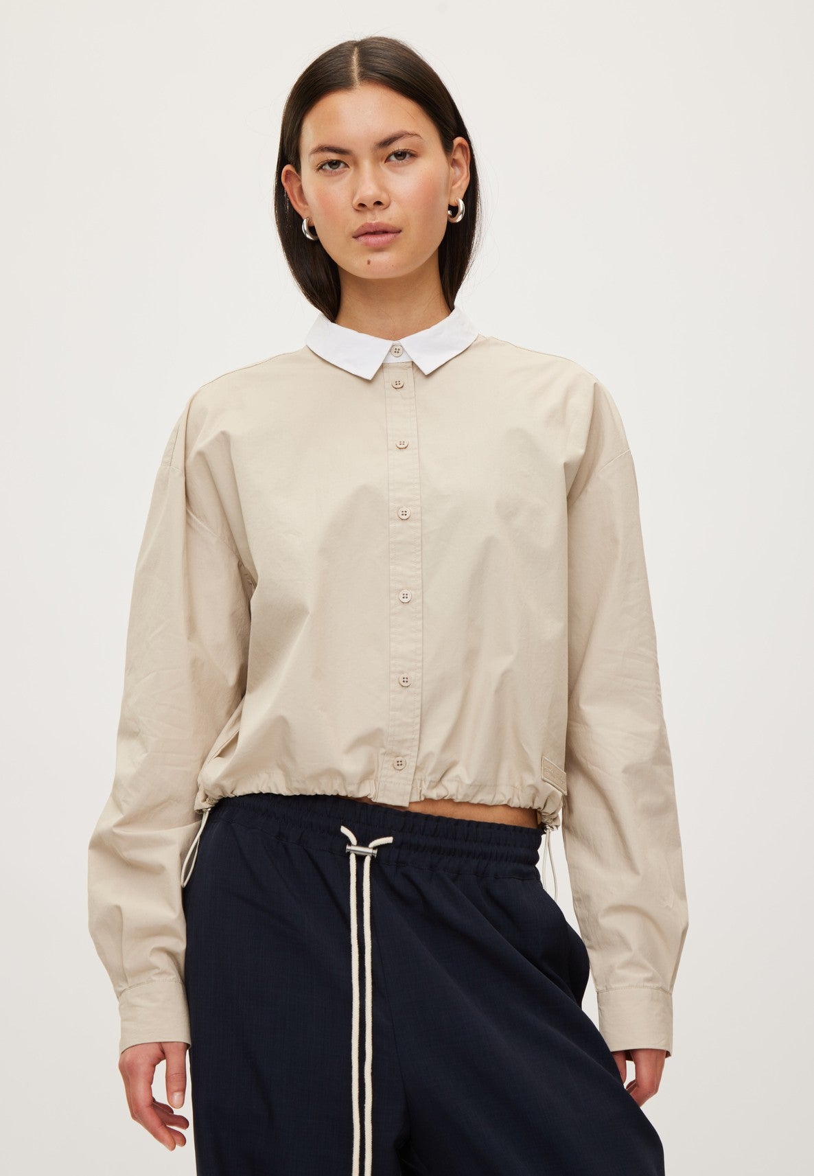 Rethinkit Stribet Skjorte PJ  Shirt 9523 fossil