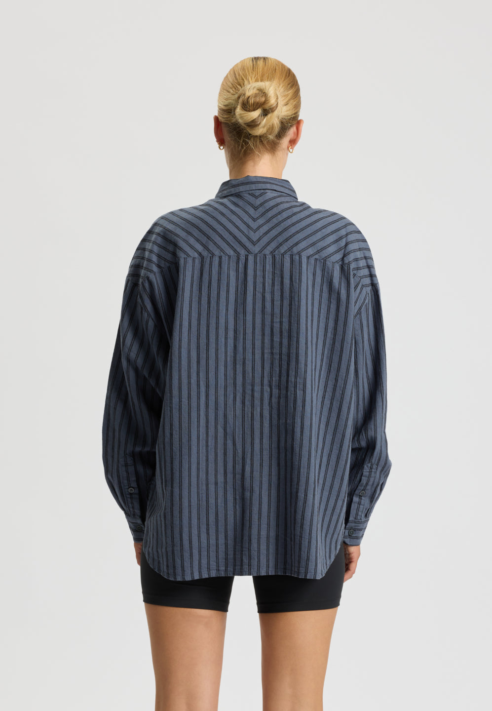 Rethinkit Stribet Skjorte PJ  Shirts and Blouses 1198 blue toned stripe