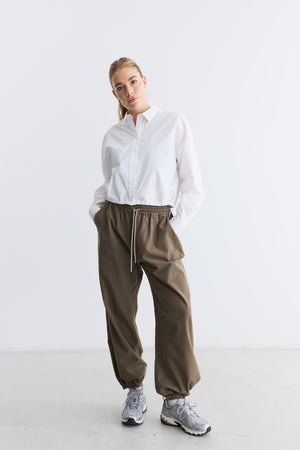 Rethinkit Stribet Skjorte PJ  Shirts and Blouses 0364 white