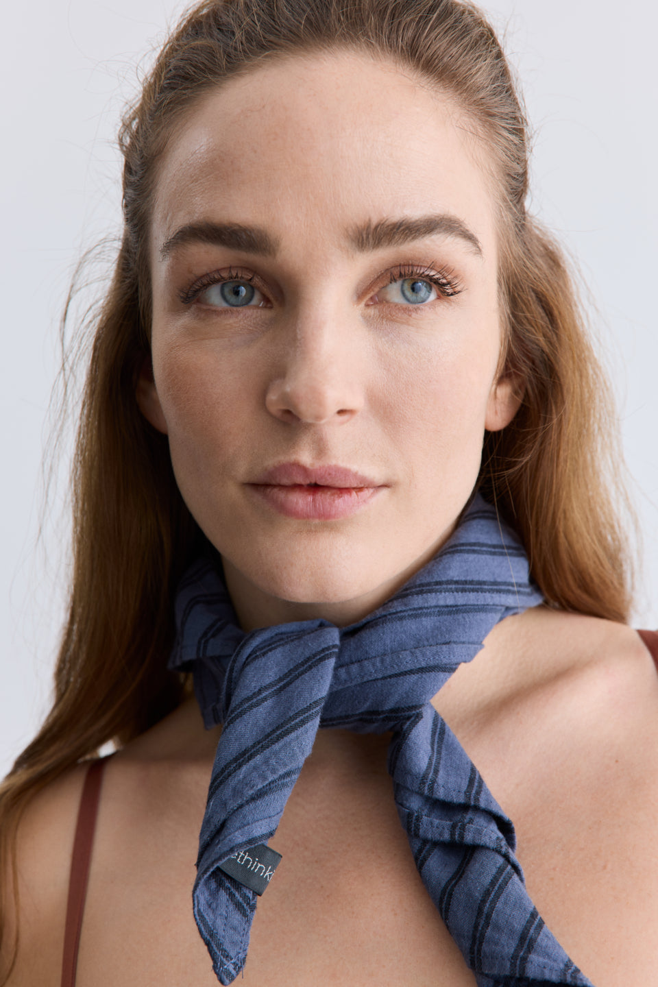 Rethinkit Striped scarf PJ Acc 1198 blue toned stripe