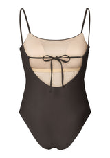 Rethinkit Swimsuit Bandeau BAY Swimwear 0022 almost black