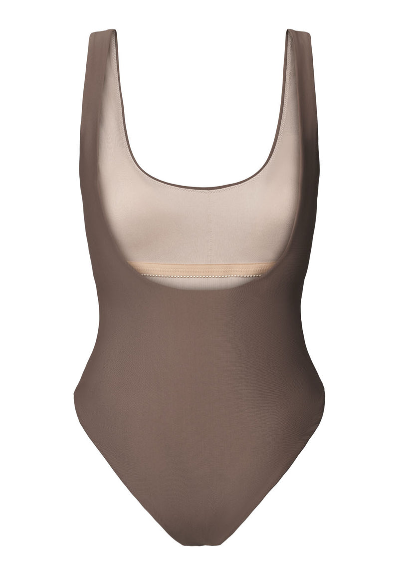 Rethinkit Swimsuit Clean BAY Swimwear 3201 walnut