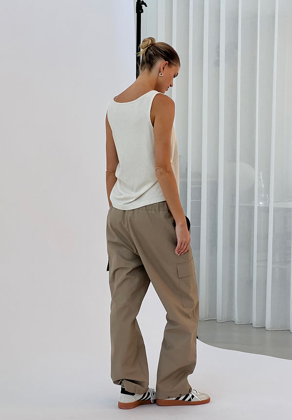 Rethinkit Tech Bukser Cloud Trousers 3226 beige taupe