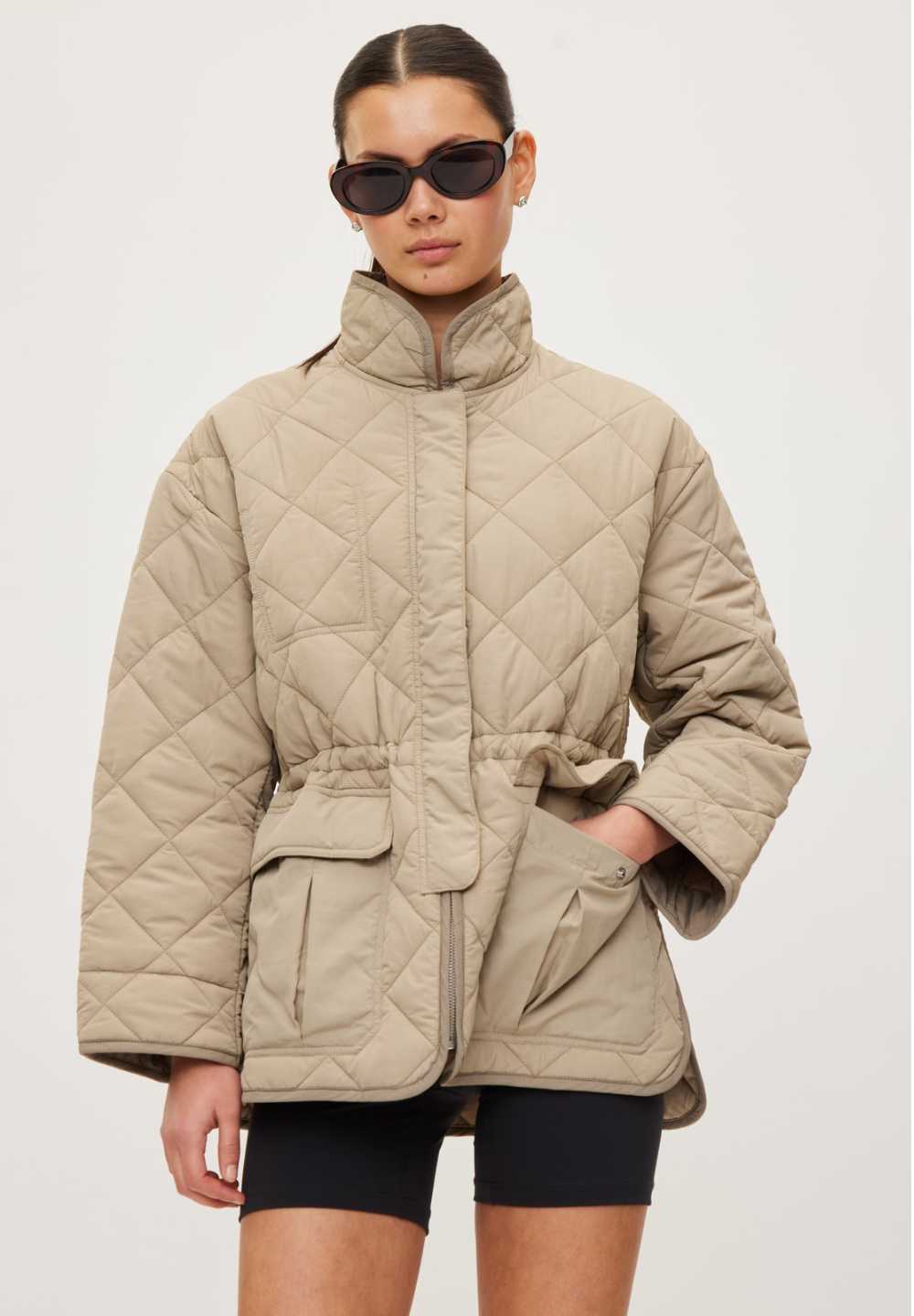 Rethinkit Termojakke Lyon Jacket 0070 gravel