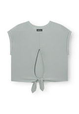 Rethinkit Top Tie Nice  Tee 0119 silver