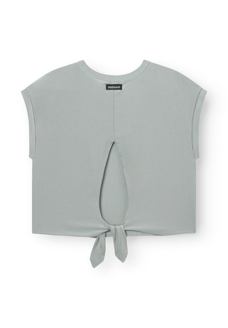 Rethinkit Top Tie Nice  Tee 0119 silver