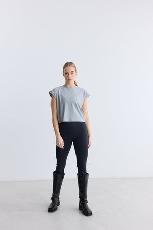 Rethinkit Top Tie Nice  Tee 0119 silver