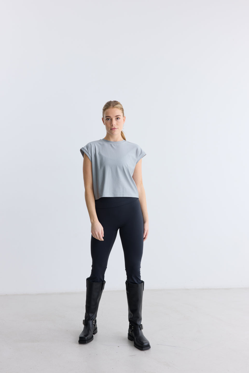 Rethinkit Top Tie Nice  Tee 0119 silver