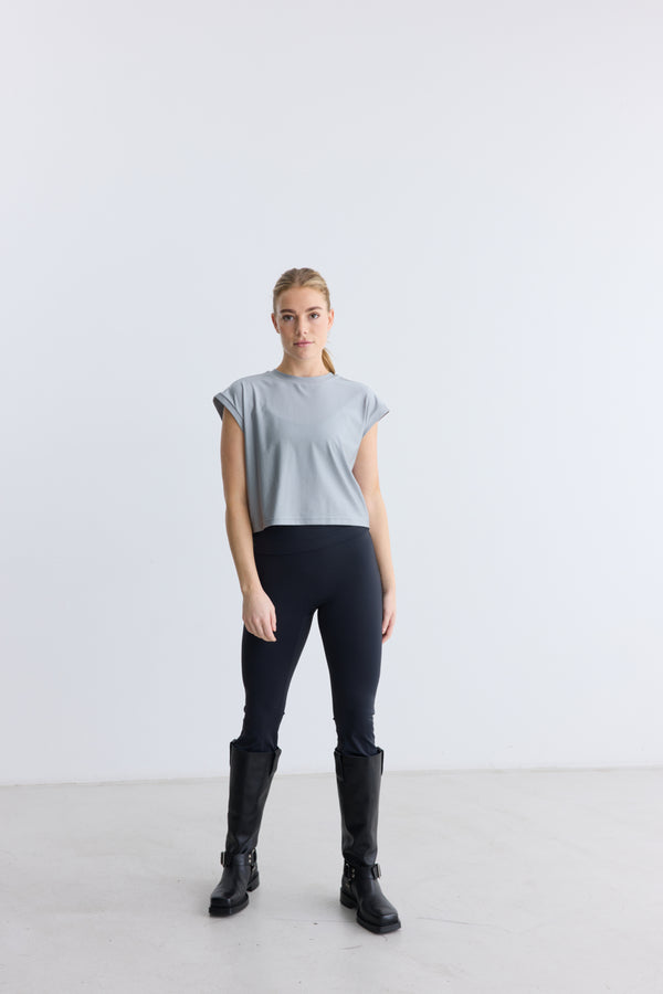 Rethinkit Top Tie Nice  Tee 0119 silver