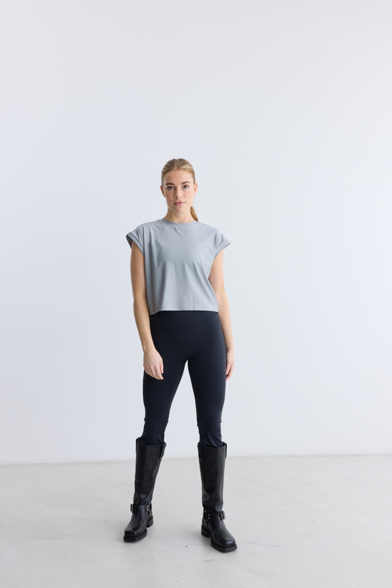 Rethinkit Top Tie Nice  Tee 0119 silver