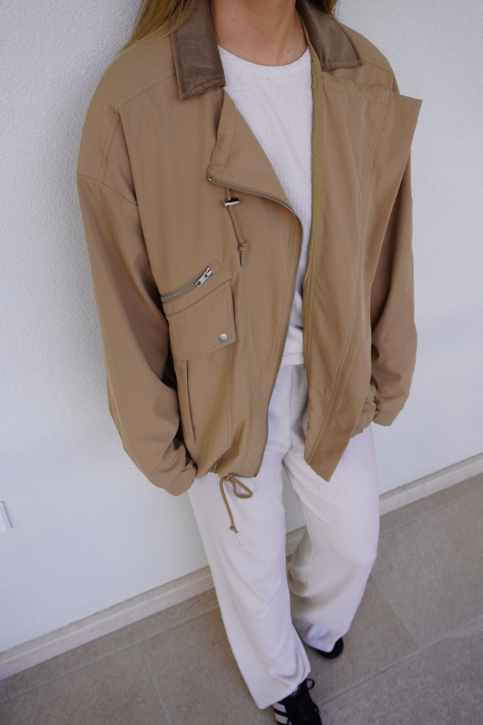 Rethinkit Track Jacket Cargo 90´ties Jackets 3188 desert leaf